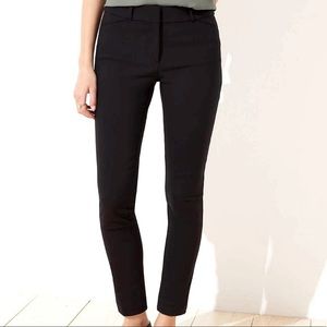 Black Loft Julie Skinny work pants size 4, lightly worn